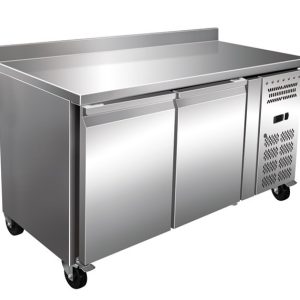 Mesa Refrigerada Snack Acero Inoxidable 2 Puertas 1360x600x960h mm PEKIN SNACK2200TN