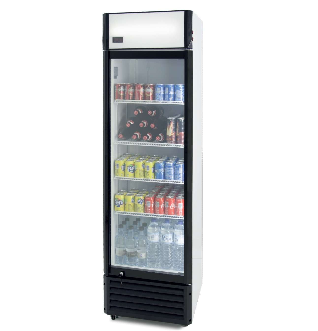 Armario Expositor Refrigerado 360 litros Subcero Puerta de Vidrio de 580 x610 x1980h mm PEKIN SZ360