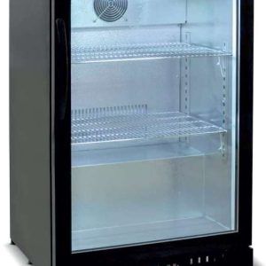 Botellero Expositor Contramostrador 1 puerta pivotante de 600 x520 x900h mm PEKIN BB-1