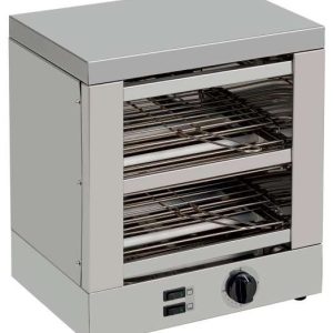Tostador 2 pisos Slim Line  resistencias de cuarzo con temporizador 1800W TE2T