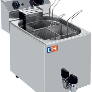 Cuecepasta Eléctrico Profesional 7 litros con 3 cestas 270X460X370h mm CP7L