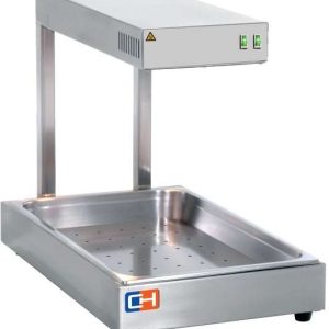 Calentador de fritos 1000W  por Radiación Infrarrojos GN1/1-65 con medidas 560x500x330h mm CIGN-1