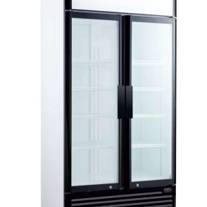 Armario Expositor Refrigerado 800 litros 2 Puertas Batientes de Vidrio de 1000x730x2030h mm PEKIN CSD800