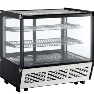 Vitrina refrigerada sobremostrador Cristal Recto 710X568X686h mm Línea Pekín XCW120Z
