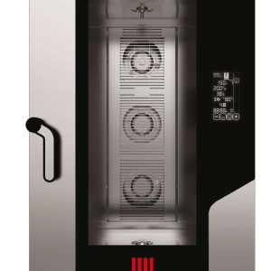 Horno a gas convección MILLENIAL BLACK MASK Gastronomía 11 bandejas GN1/1 MKF1111GBM Línea Padova