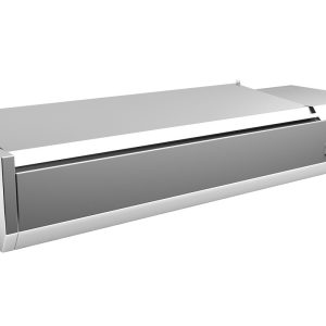 Vitrina 4 cubetas GN1/3 + 1 cubeta GN1/2 con TAPA de 1400 x395 x270h mm PEKIN VRX1400380SL