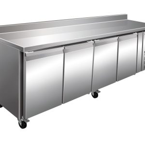 Mesa Congelados Snack Acero Inoxidable 4 Puertas 2230x600x960h mm PEKIN SNACK4200BT