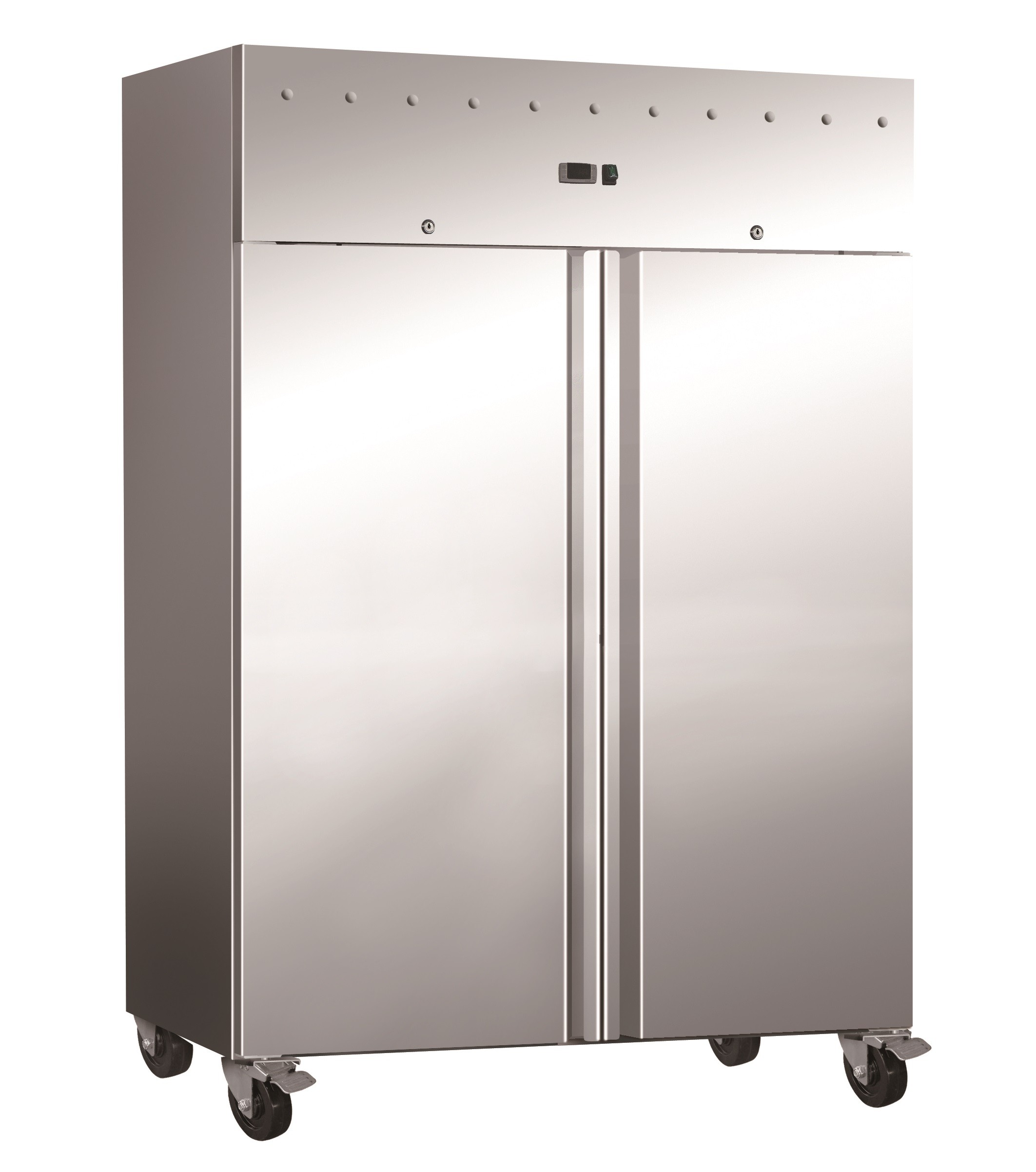 Armario Refrigerado Snack Acero Inoxidable 2 Puertas 1000 litros 1340x700x2010h mm PEKIN SNACK800TNV