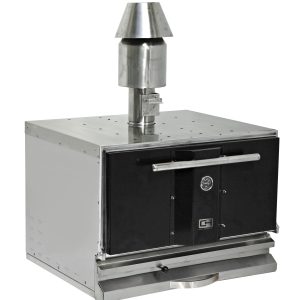 Horno de Brasa Profesional Parrilla 740x650 mm Color Negro Línea Estambul EMPPKF50S