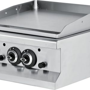 Fry tops a gas sobremesa liso acero rectificado 12 mm 13 kW 600x664x435h mm EMP6IG020 Línea 600 Estambul