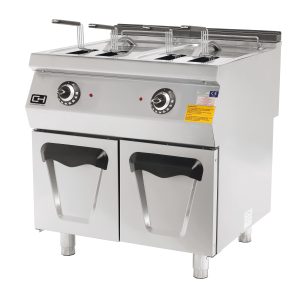 Freidora Eléctrica 24 + 24 Litros 2 x 18 kW 800x900x850h mm EMPPLS9FE020 Línea 900 Estambul