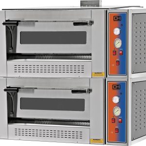 Horno Pizza a Gas capacidad 9 + 9 pizzas diámetro 30 cm EMP9+9G