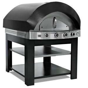 Horno de Pizza a Gas con Base de Piedra 750x800 mm PLFPLSD4 Línea Estambul