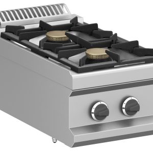 Cocina a gas 2 fuegos 2x7 Kw Sobremesa MFB74TXL MAGISTRA PLUS 700