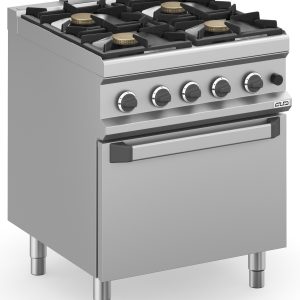 Cocina a gas 4 fuegos 4x7 Kw con Horno a Gas MFB77FGXL MAGISTRA PLUS 700