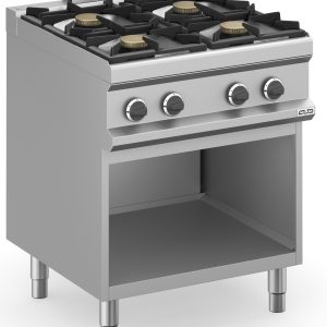 Cocina a gas 4 fuegos 4x7 Kw con Mueble MFB77AXL MAGISTRA PLUS 700