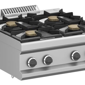 Cocina a gas 4 fuegos 4x7 Kw Sobremesa MFB77TXL MAGISTRA PLUS 700