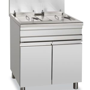 Freidora a Gas 14+14 Litros 13+13 kW con Mueble GF15+15S STAND ALONE
