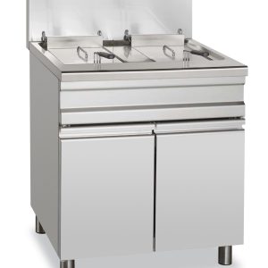 Freidora a Gas 18+18 Litros 14+14 kW con Mueble GF25+25S STAND ALONE