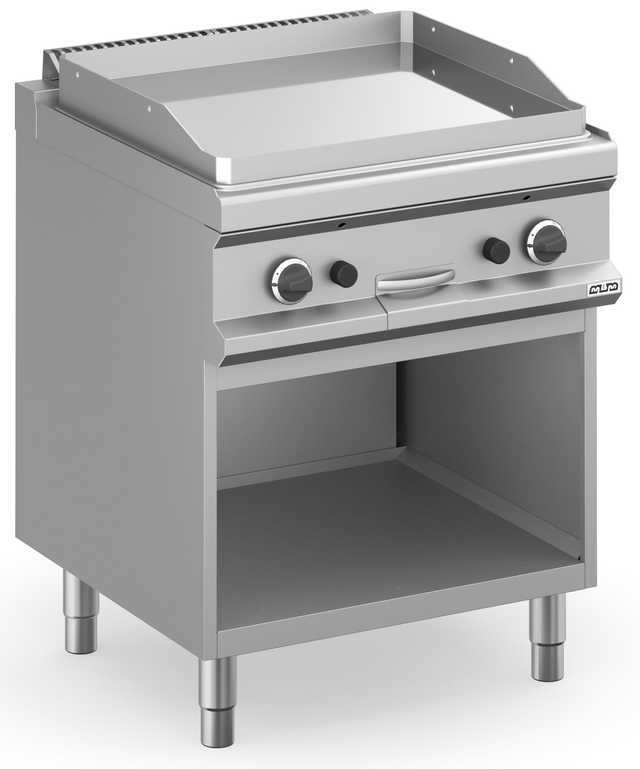 Frytop a gas 70 cm Placa Lisa Cromo Duro con Mueble MFTG77ALC MAGISTRA PLUS 700