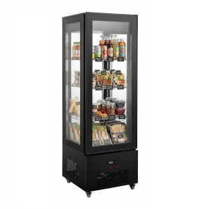 Armario Refrigerado Ventilado Total 4 Caras de Cristal con 4 estantes 650X665X2005h mm Línea PEKIN XC-440C